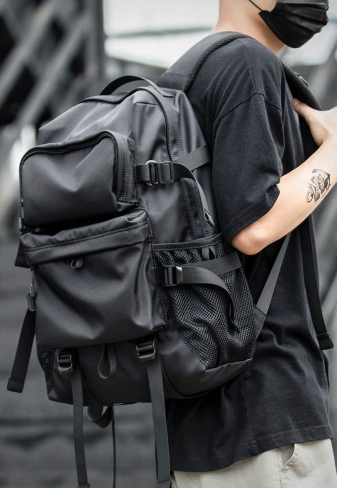 TouchyStyle's tweet image. Men Fashion Cool Backpack CBMOS02 Laptop Waterproof Travel Outdoor Business Bags 
$59.03 
➤ bit.ly/3xPvG2s 
#backpackessentials #backpacklife