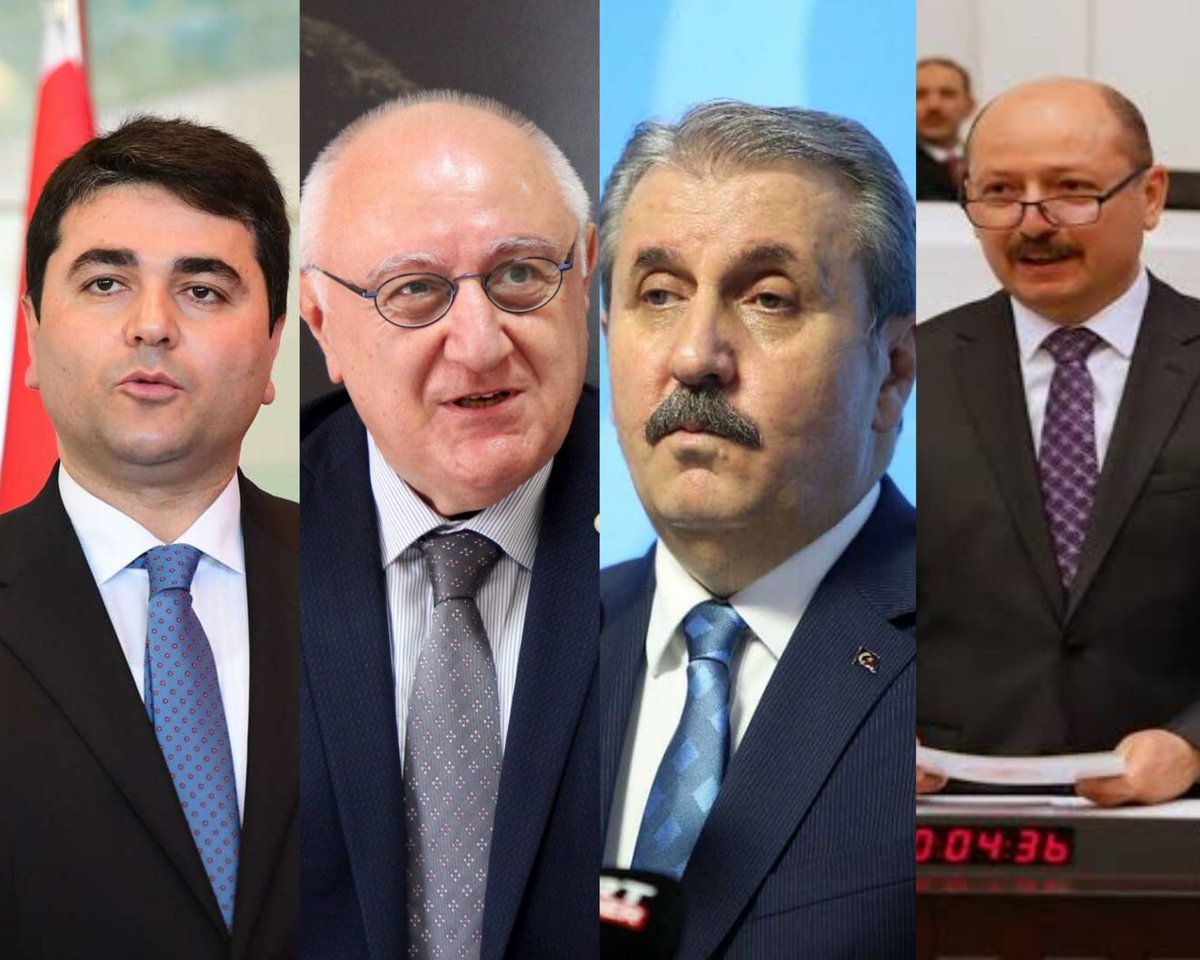 Haber's tweet photo. Milletvekilliği 14 Mayıs'ta sona eren 314 milletvekilinden yalnızca 4 tanesi, 15 Mayıs - 14 Temmuz tarihleri için peşin ödenen yaklaşık 150.000 TL'lik maaşlarını TBMM'ye iade etti:

• Gültekin Uysal (Demokrat Parti)
• Kamil Erozan (İYİ Parti)
• Mustafa Destici (Büyük Birlik Partisi)
• Adil Çelik (Adalet ve Kalkınma Partisi)