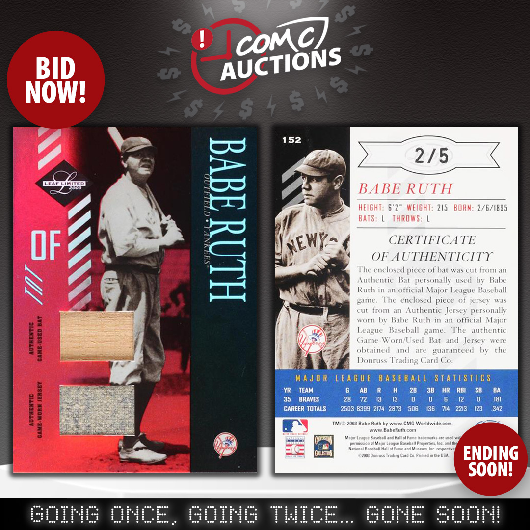 CheckOutMyCards's tweet photo. Check out a few of our favorite auctions ending this week on the COMC Auctions! COMC has something for every type of collector! https://t.co/yAW5AUFL0U
 
There is no better place to consign your trading cards.

#COMCAuctions https://t.co/TKgM3fMLL0