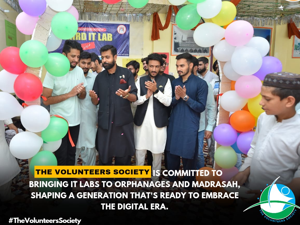 TVS1Society's tweet photo. Unlocking potential with knowledge: The Volunteers Society is committed to providing IT labs in orphanages and Madrasah, equipping learners with essential digital skills. Join us in this journey. 

#TVSITLabs
@_mehar_ms   @TVS1Society @SyedAminulHaque https://t.co/yC7bfEbUAr