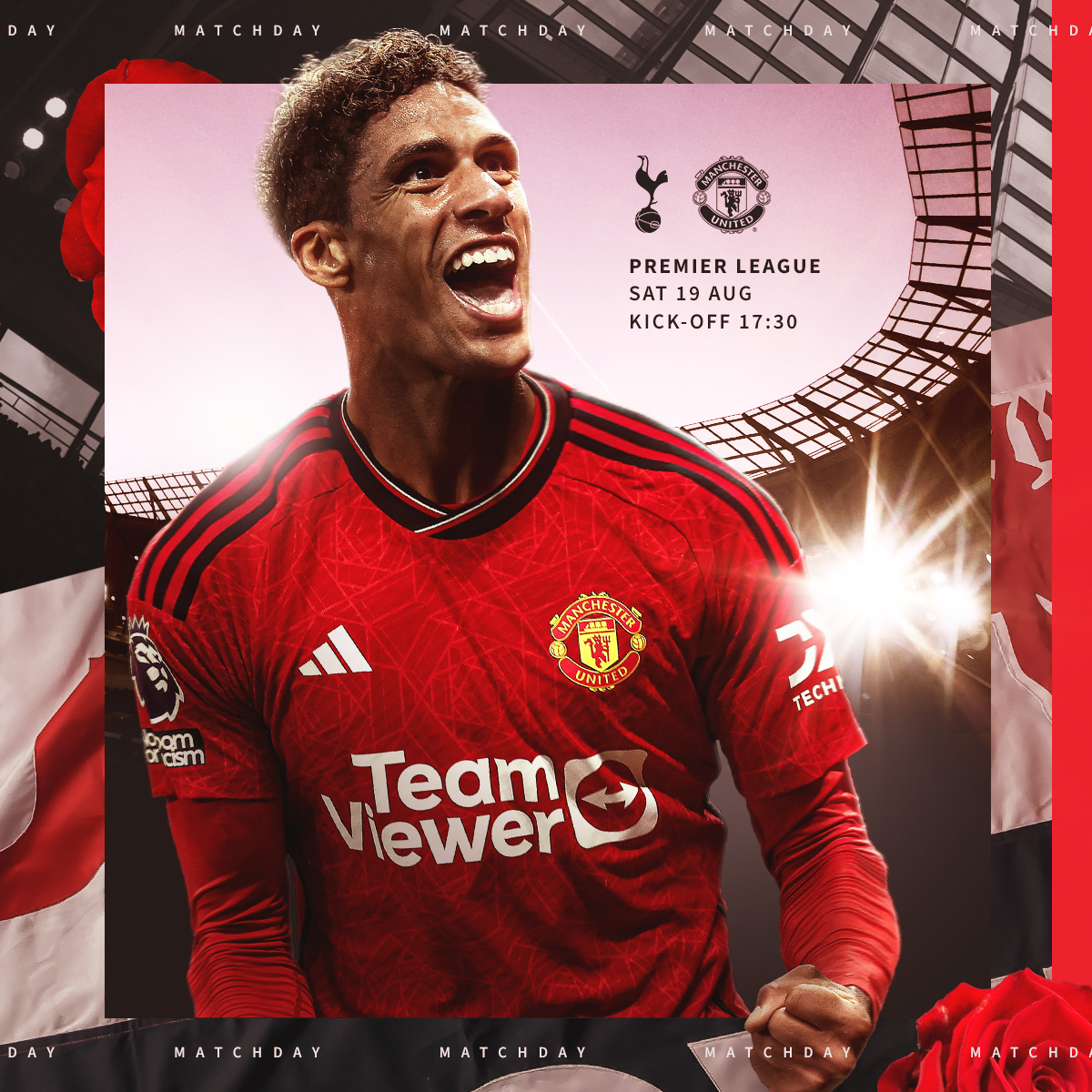 ManUtd's tweet photo. Ready for matchday two in the #PL ⚽️

#MUFC || #TOTMUN