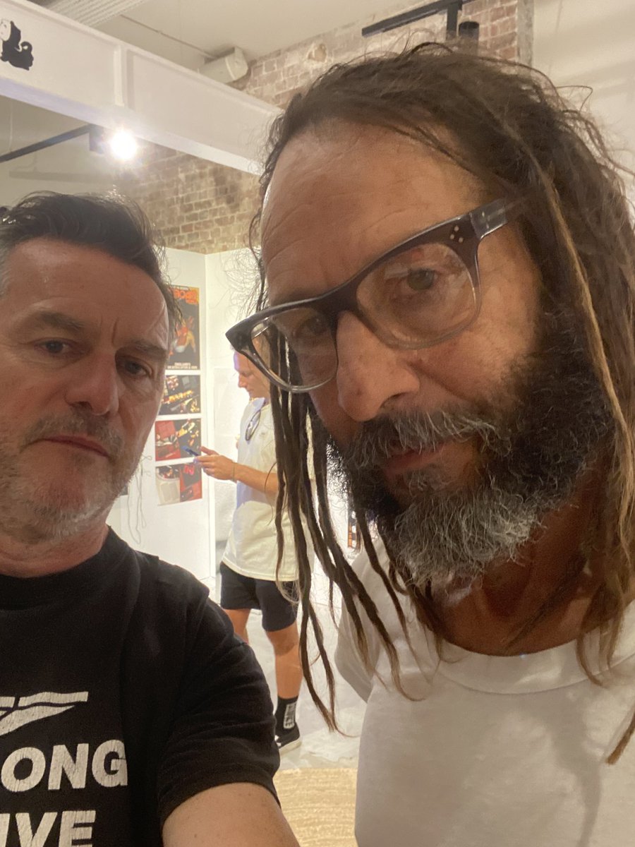 Tony Alva. Skating legend. Not sure about the other fella.