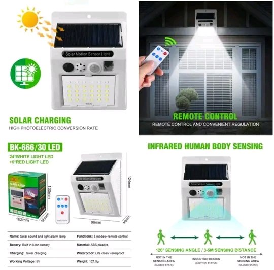 Solar sensor light with alarm
Sound goes off when sensing movement 
Order 0731690649

#UmkhokhaTheCurse