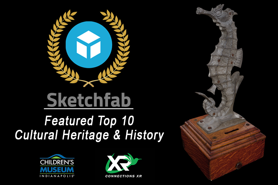 ZNYTHtech's tweet photo. "Sea Horse Money Bank" from @TCMIndy was featured in this week's Top 10 in Cultural Heritage &amp; History on @Sketchfab ! To check out this amazing 3D scan visit: https://t.co/dgJwGbeNes https://t.co/TeWbVEpA2w