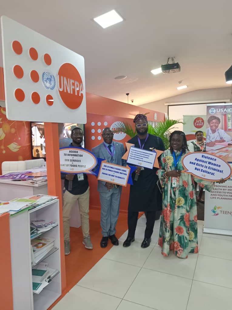 UNFPA Nigeria booth still operating at optimal level...💊🩺🌡️🩻⚗️