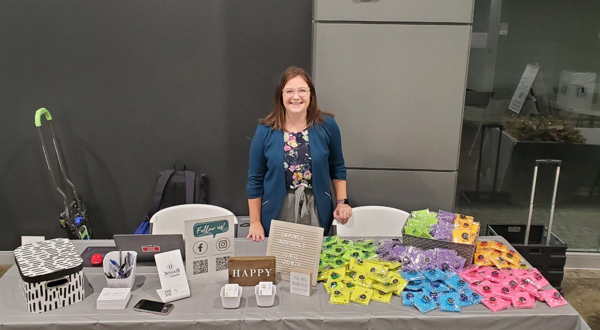 debpuett's tweet photo. @JewellUnltd is behind the @Northmen_OPHS section at #NKCConvo24! Come see us! ☺️ https://t.co/aRarc97Nqq