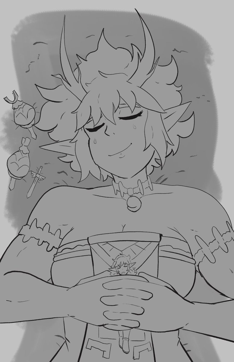 ASihagen's tweet photo. Little Zelda AU wip https://t.co/IRJ9cEgohY
