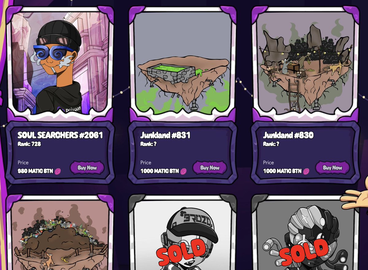 Mr Buttonsworth has been at it again folks! 🥳

This time <a href="/thejunkyardNFT/">Fight Club 🐀</a> and @SoulSearch3rs have benefited from the Lost Toys Broom!

#polygon #PolygonCommunity