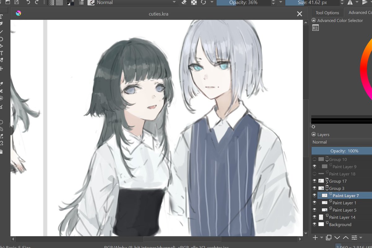_meiichi_'s tweet photo. these cuties 🌸
#Sketch https://t.co/QTlx1lCdl0
