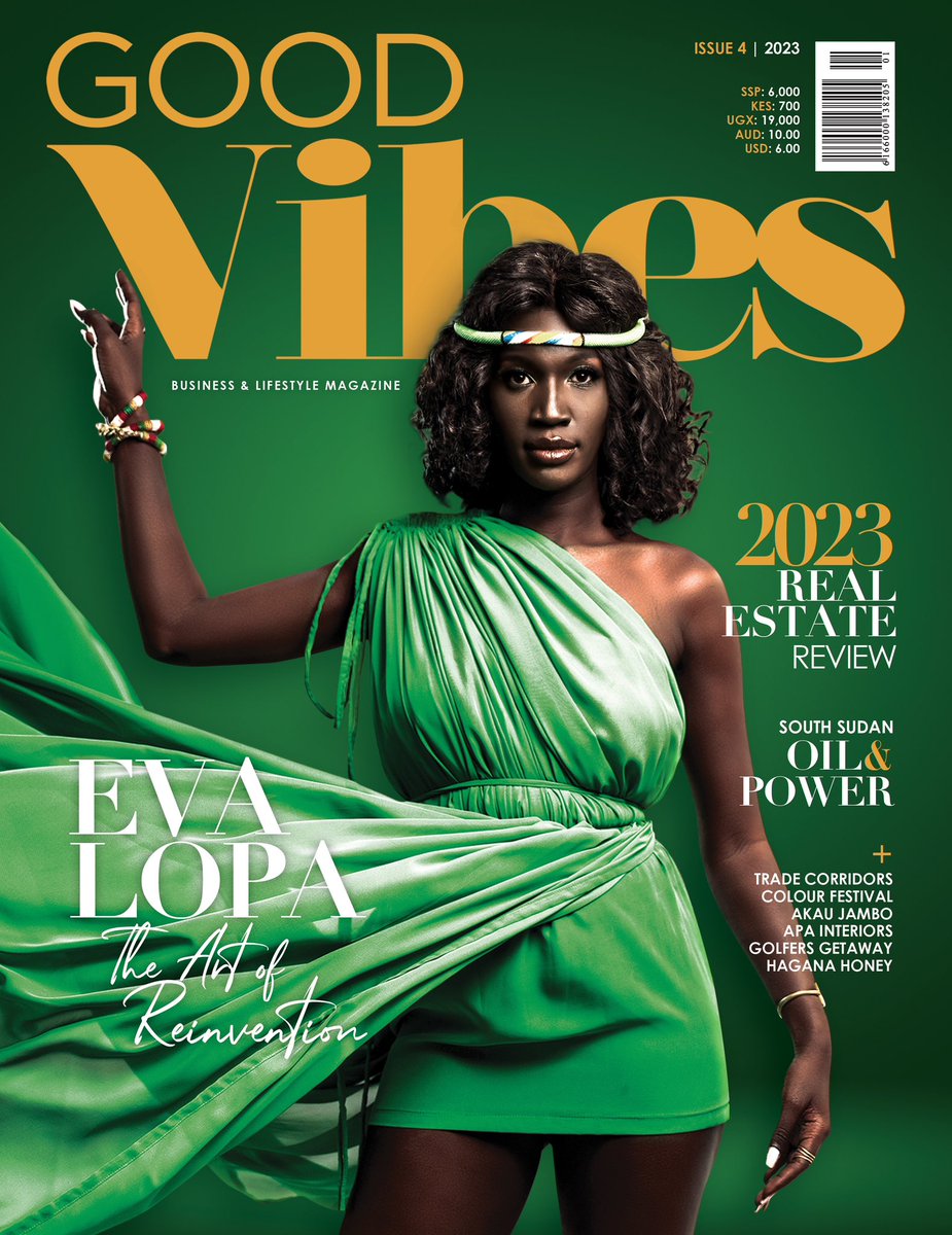 Good Vibes Magazine #4 Is here in full effect. This edition’s cover story is our very own Eva Lopa, who has been instrumental in Good Vibes Magazine from the start Hard copies will be available in Juba next week &amp; the digital release date will follow shortly.