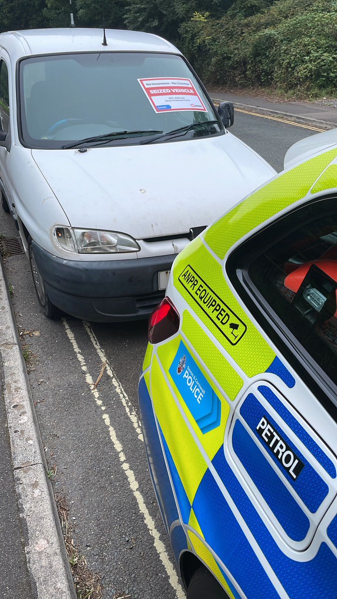 Devon and Cornwall Police - No Excuse (@dc_noexcuse) on Twitter photo Following local intel, vehicle located and seized in Torbay. Driver reported for no insurance & tax. Tell us and we will find! #communityIntel <a href="/TorquayPolice/">Torquay Police</a> <a href="/DC_PCC/">Devon & Cornwall PCC</a> <a href="/RCROfficers/">Road Casualty Reduction Officers (RCRO)</a> <a href="/DVLAgovuk/">Driver and Vehicle Licensing Agency</a> Following local intel, vehicle located and seized in Torbay. Driver reported for no insurance & tax. Tell us and we will find! #communityIntel <a href="/TorquayPolice/">Torquay Police</a> <a href="/DC_PCC/">Devon & Cornwall PCC</a> <a href="/RCROfficers/">Road Casualty Reduction Officers (RCRO)</a> <a href="/DVLAgovuk/">Driver and Vehicle Licensing Agency</a>