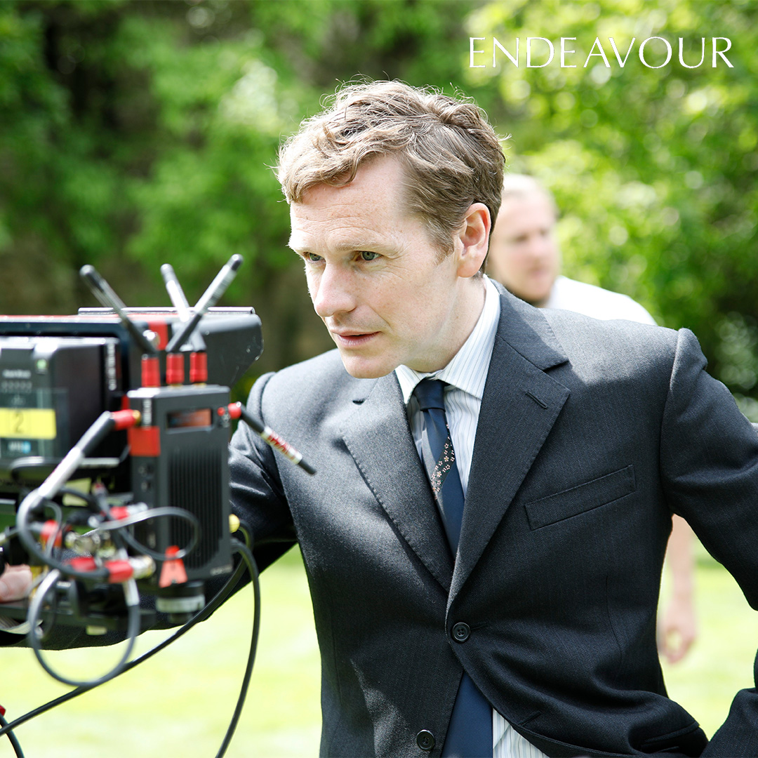 This #WorldPhotographyDay we thought we'd treat you to some special BTS shots of the #Endeavour cast &amp; crew in action... 📸