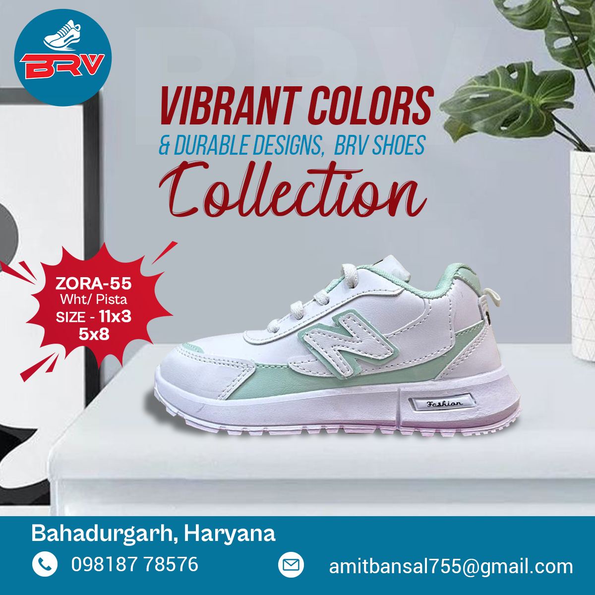 BRVShoes's tweet image. VIBRANT COLORS &amp;amp; DURABLE DESIGNS, BRV SHOES Collection! #BRVshoes #ConfidentWalk

✅ART: ZORA-55 Wht/Pista
✅SIZE 11x3 5x8

We accept bulk orders
For More Info👇
📞- 9818778576
WhatsApp- wa.link/p75h00

#brvshoesbahadurgarh #FitnessJourney #newcollection #newfootwear