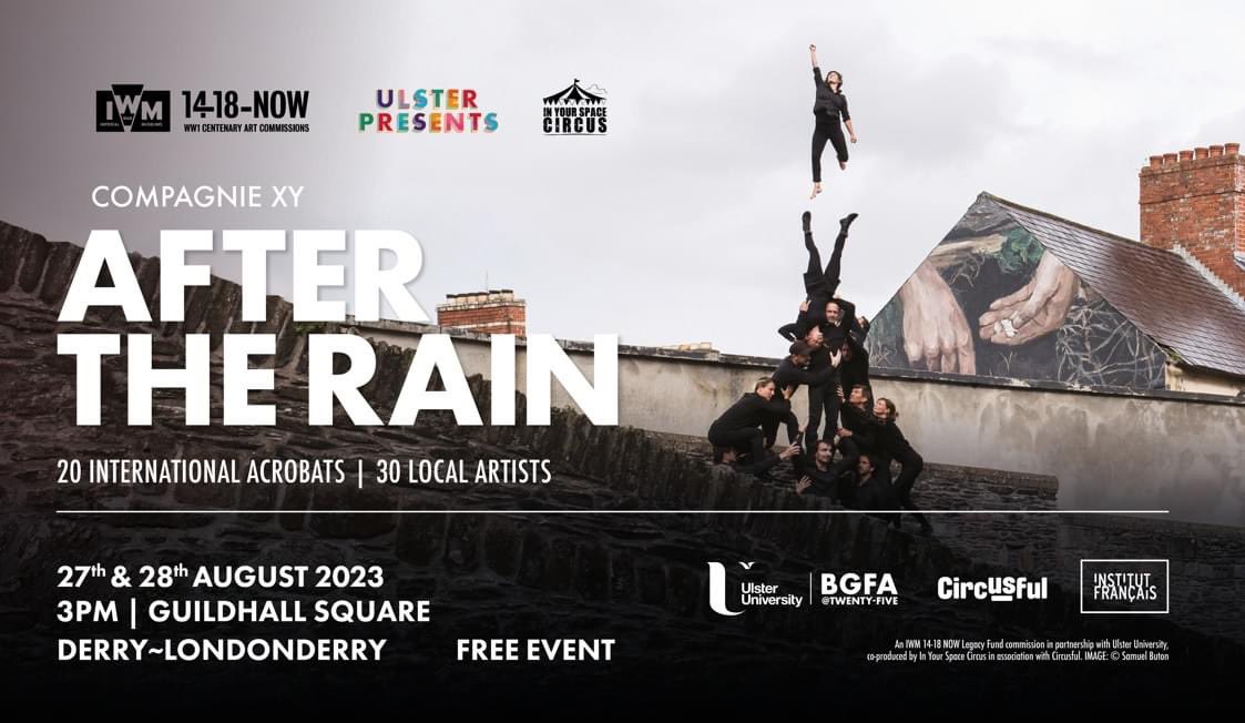 Trust us when we say, you are not going to want to miss this... A beautifully moving and physically astounding performance taking place next weekend in Guildhall Square, celebrating the resilience of the human spirit in NI over the past 25 years.