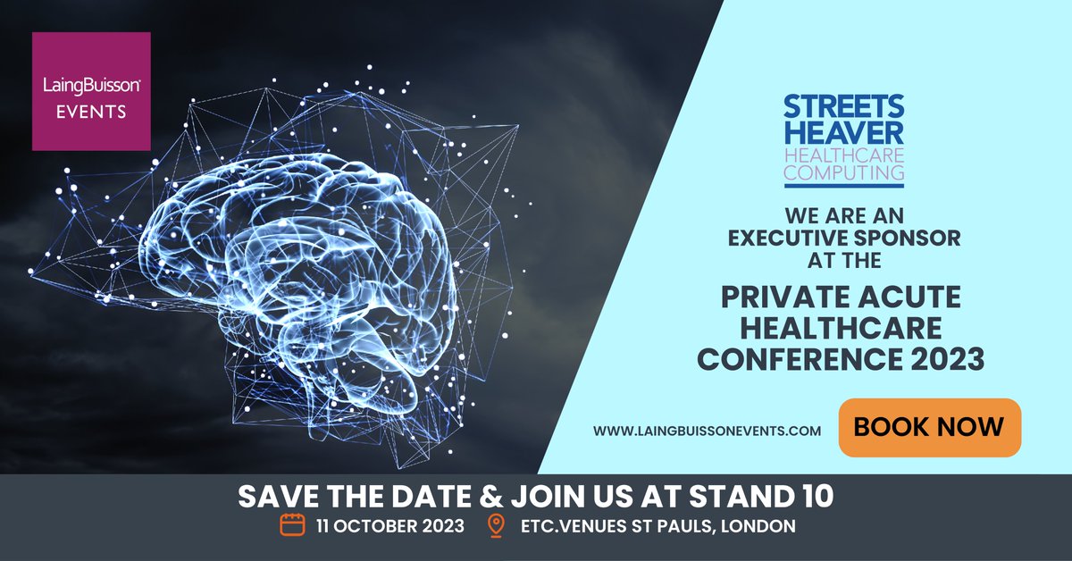 StreetsHeaver's tweet image. Book your place at @LaingBuisson Private Acute Healthcare Conference 2023.

ETC.VENUES ST PAULS, LONDON | 11 OCT, 2023

Are you a #Compucare user? Contact our dedicated Customer Account Management Team for an exclusive #discount👏

laingbuissonevents.com/private-acute-…