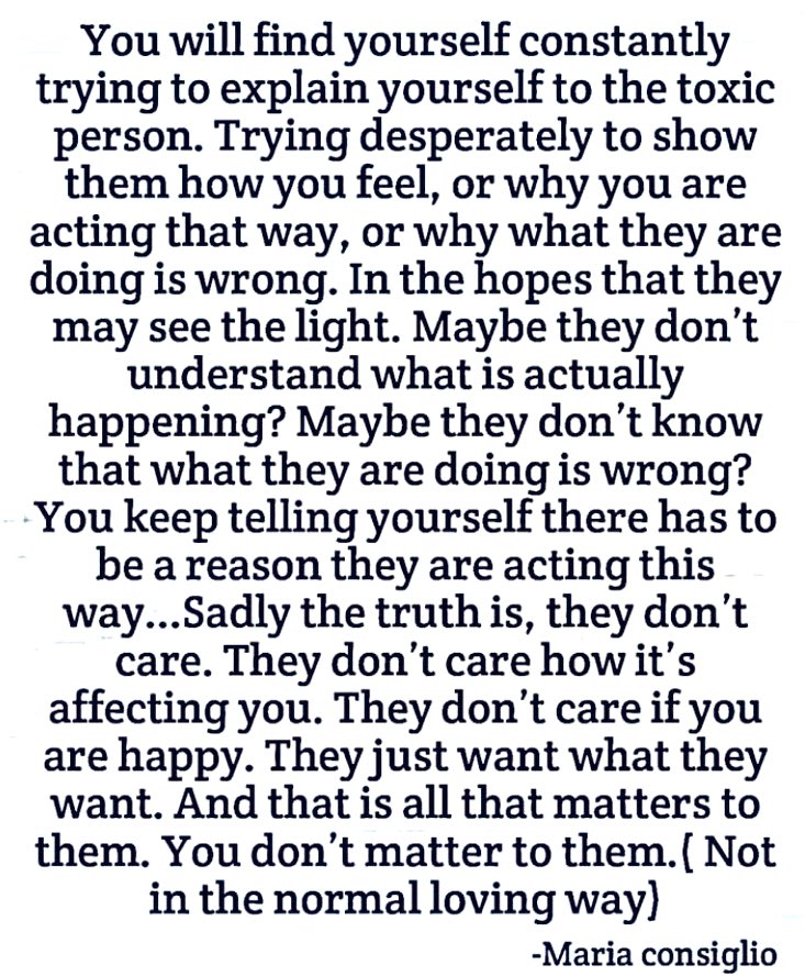 AwareOfTheNarc's tweet photo. Narcissists know exactly what they are doing and they simply don’t care how their behavior is affecting you. People do not matter to them in the normal sense. Never forget that. https://t.co/BElB7VUXhL