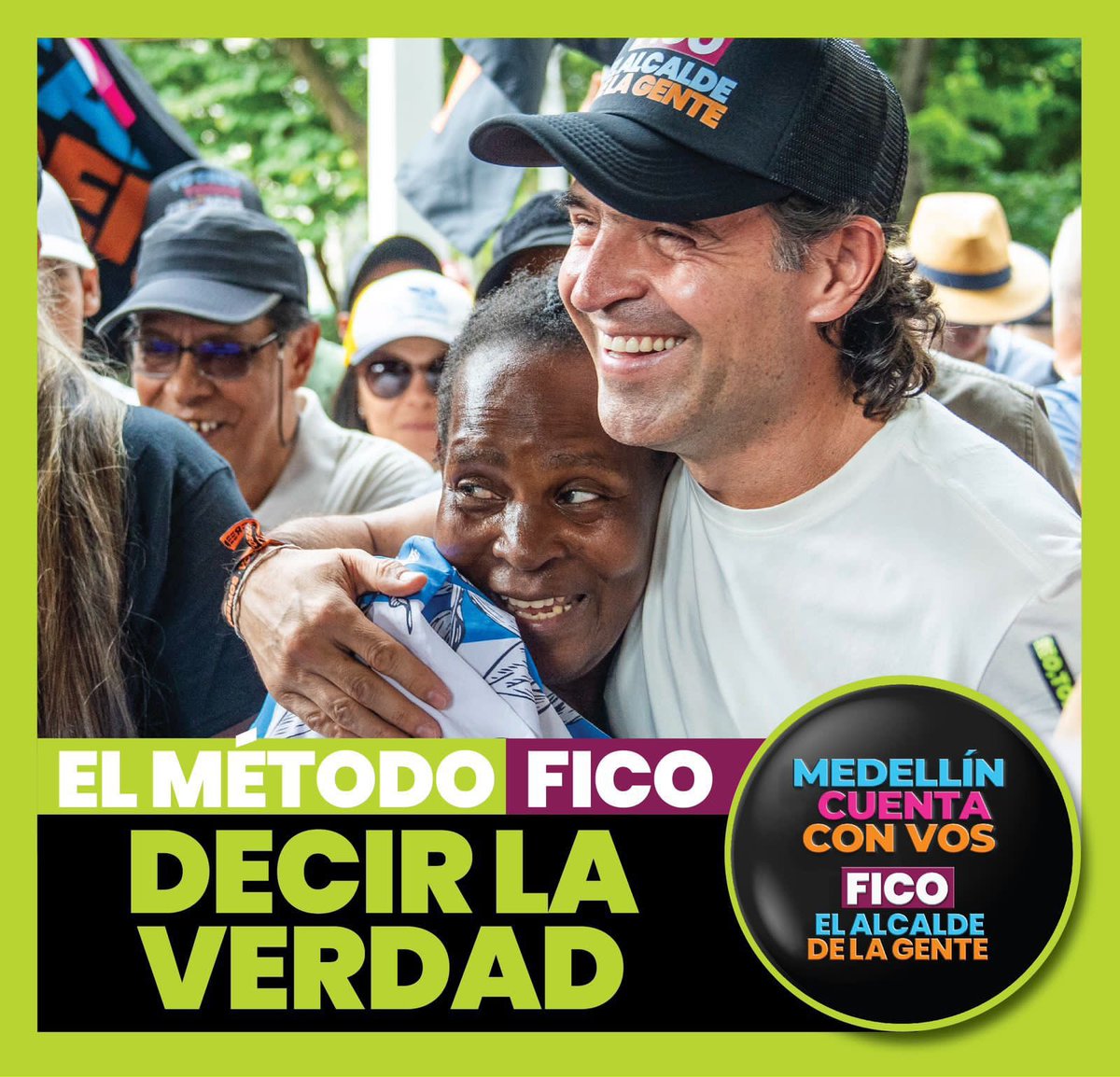 alejavillegasl's tweet photo. El método de @FicoGutierrez: Decir la verdad, hablar con la gente, unir, poner la cara y comprometerse #Creemos #FicoAlcaldeDeMedellín
#YomeIdentiFico https://t.co/qEA2ow9ZVt
