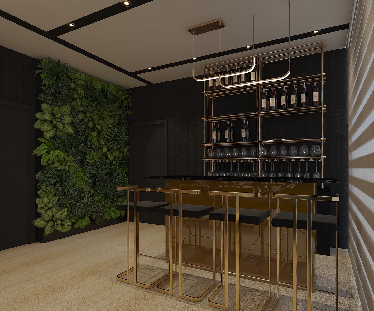 GemonaWest's tweet image. We ensured that with every inch, the sophistication and top-notch vibes of this space are not watered down in any way. The bar area goes further to emphasize and display the harmonious design of the entire space.

#GemonaWestDesignStudio 
#CommercialProject #interiorarchitecture
