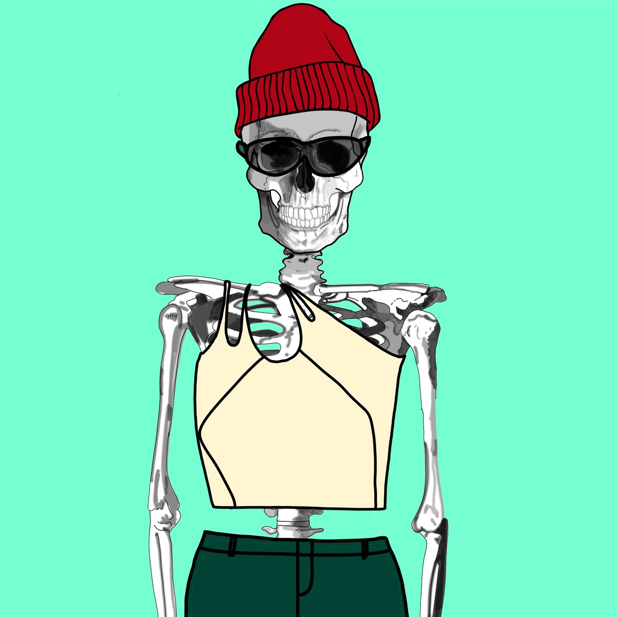 Svg1Artt's tweet photo. Skeleton #100
0.018 $ETH 
https://t.co/2HO1MXYwXA

#NFT #NFTartist #NFTdrop #NFTartists #openseaeth #Ethererum #ETH #eths #EthereumNfts #ETH #art #NFTArts #skeleton https://t.co/wgRv0onk0w