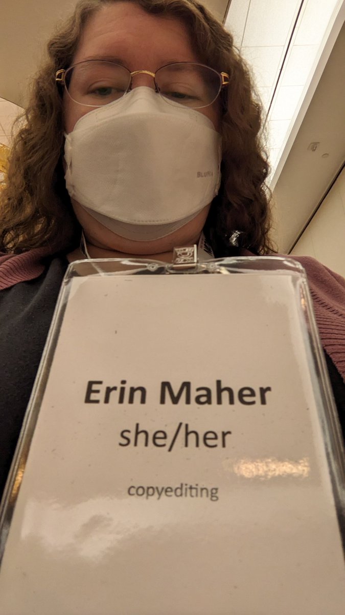 Biggest conference nametag I've ever seen #EFACON2023