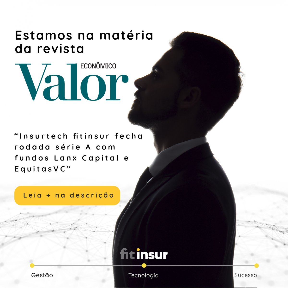 fitinsur's tweet photo. A revista Valor Econômico destacou a Fitinsur.
Ficamos muito honrados com a publicação!
Acesse nosso blog e veja mais: https://t.co/6nbKWSgZKL

#Insurtech #Fitinsur #TecnologiaDeSegurosComoServiço #RodadaDeInvestimento #LanxCapital #EquitasVC #InovaçãoEmSeguros https://t.co/Jq2SljnJft