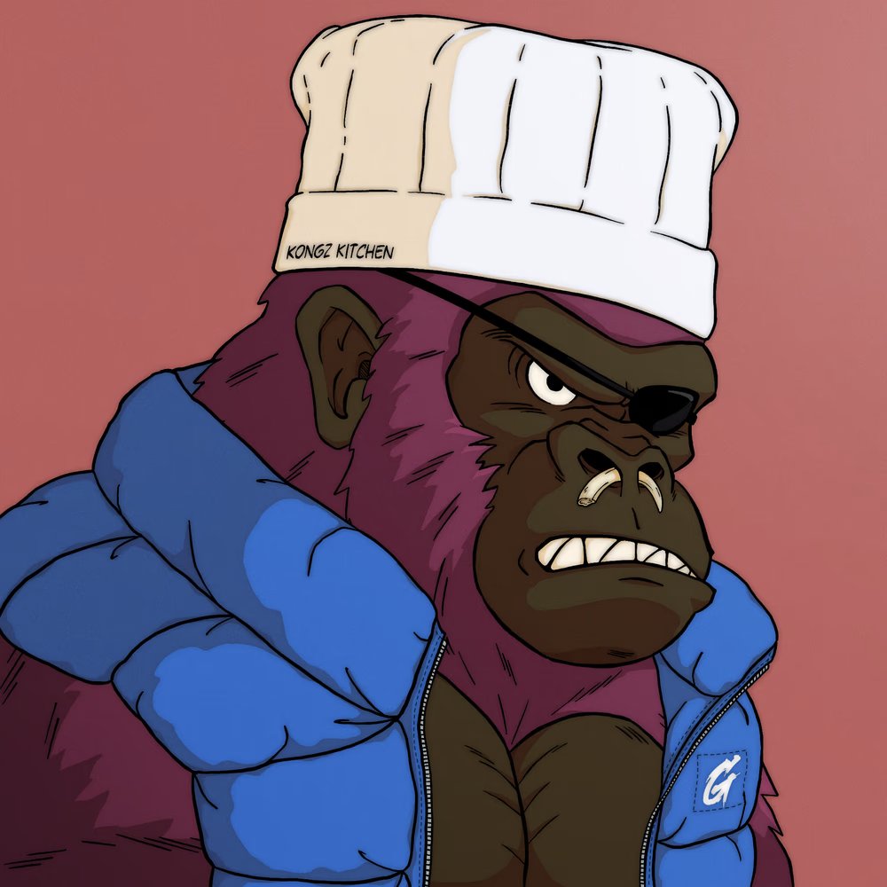 My good friend <a href="/alico_eth/">alico</a> just sent me this 🍇.  The culture in <a href="/CyberKongz/">CyberKongz</a> is next level.

#Henryinthekitchen #Genkai