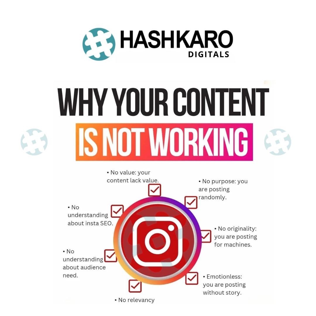 🤔📝 Unlocking the Mystery: Seven Insights on Why Your Content Isn't Working... 📝🤔
#ContentEngagement #AudienceConnection #EffectiveContent #ContentStrategy #BusinessGrowth #SocialMediaMarketing #InstagramGrowth #instagram