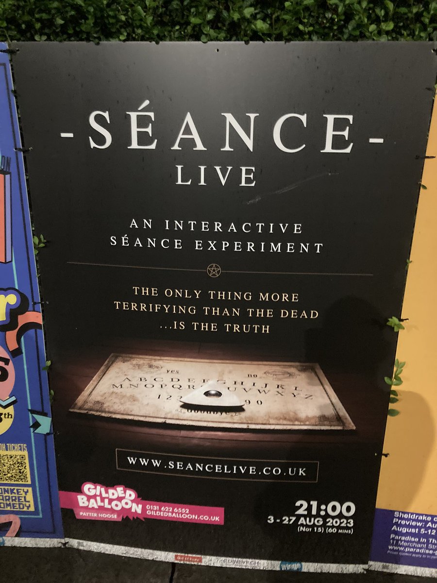 Thomas J (@tj_hewitt) on Twitter photo Whilst you’re there at #edfringe you should also check out Seance Live also by <a href="/samlupton/">Sam Lupton</a>. Found myself repeatedly asking ‘how the hell is this happening?” I was hanging off Sam’s every word. Highly recommend. ⭐️⭐️⭐️⭐️⭐️ #edfringe23 Whilst you’re there at #edfringe you should also check out Seance Live also by <a href="/samlupton/">Sam Lupton</a>. Found myself repeatedly asking ‘how the hell is this happening?” I was hanging off Sam’s every word. Highly recommend. ⭐️⭐️⭐️⭐️⭐️ #edfringe23