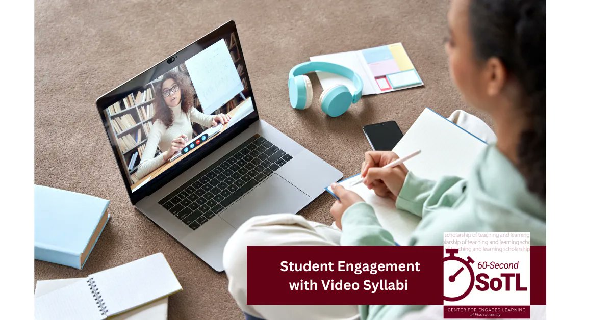 Would a video narration of a graphic syllabus help students engage with and remember syllabus content? That’s the focus of this week’s 60-second SoTL #podcast. Listen now: buff.ly/3OGwWMr