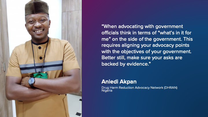 UNDPHIVHealth's tweet photo. 📢This is what the pathway to law reform looks like in my community
The first post in new SCALE Initiative blog series features conversation w/ Aniedi Akpan from the Drug Harm Reduction Advocacy Network @DHRAN3 in Nigeria. #ScaleWhatWorks @UNDP @PEPFAR https://t.co/ejOKRaVXAi https://t.co/ixIliwnj0w