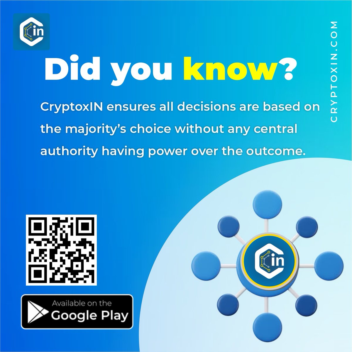 in_cryptoxin's tweet photo. Earning while using CryptoxIN is one of its best advantage that lets the users earn for posts, comments, follow, and clap, and now you can earn with HubIN as well🤑😍
.
.
#Didyouknow? #cryptoxin #decentralizedmedia #decentralization https://t.co/QMJOzQk8Bq