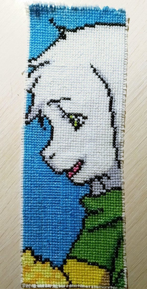 Krisdr1999's tweet photo. #undertale #knitting #Asriel https://t.co/mvKo05q3KK