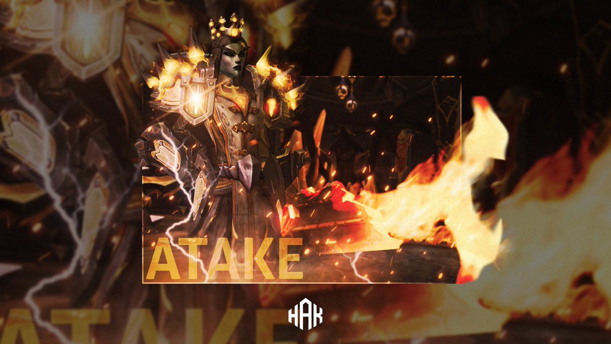 HAKLEUS's tweet photo. New #chatcover for @Atakez ! 🔥🤩

#wow #wowgfx #art #dragonflight #twitch #live #stream https://t.co/CysEzLRK1v