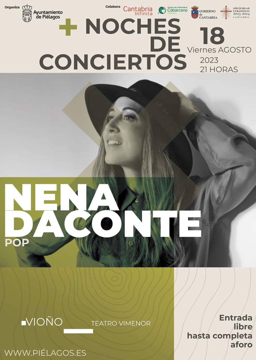 Esta noche a las 21:00 H, daremos cobertura junto a 🚔👮#PolicíaLocalPiélagos del concierto de <a href="/nenadaconte/">nena daconte</a> en el Teatro Vimenor.  En caso de emergencia ☎️🆘️1️⃣1️⃣2️⃣ <a href="/112Cantabria/">112 Cantabria</a> y ellos nos localizarán. <a href="/aytopielagos/">Ayto. de Piélagos</a> <a href="/AMVPC_Cantabria/">AMVPC CANTABRIA COORDINACIÓN</a> <a href="/proteccioncivil/">Protección Civil</a> <a href="/cantabriaes/">Gobierno Cantabria</a>