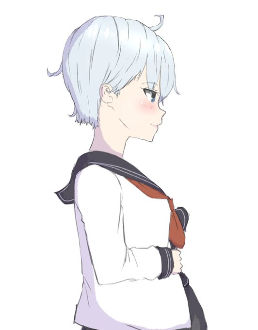 「alternate hair length sailor collar」 illustration images(Latest)