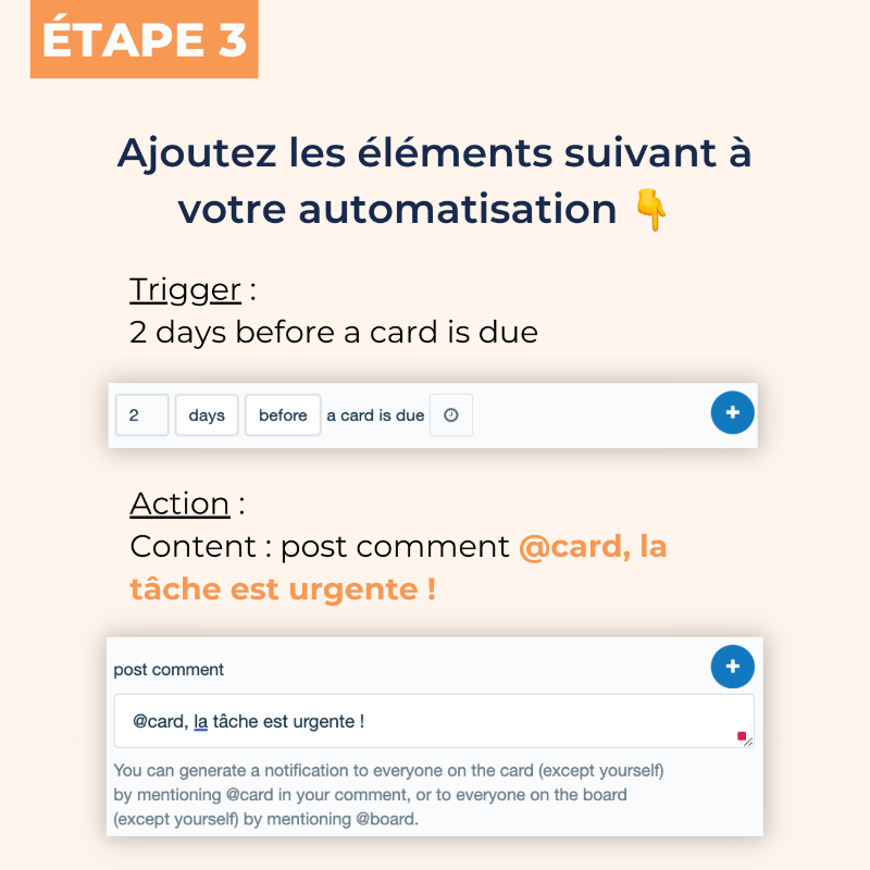 twybee's tweet photo. On est de retour avec un nouveau tuto @Trello 🔥

On vous explique les 3 étapes pour configurer la réception d'une notification lorsqu'une date d'échéance est à venir 🗓️

D’autres automatisations sont dispo ici 👉 https://t.co/52Ee0lbS47

#Atlassian #Trello