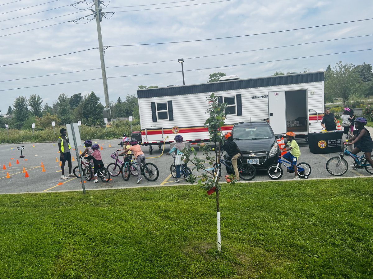 Yesterday we hosted our annual Bike Rodeo at The Haven with <a href="/OttawaPolice/">Ottawa Police</a>. The kids were overjoyed to have new equipment and to learn how to cycle safely. Thank you to everyone who helped make this happen <a href="/tomlinsongroup/">Tomlinson</a> <a href="/letsbikeottawa/">Let's Bike Ottawa</a> <a href="/CanadianTire/">Canadian Tire</a> <a href="/OttawaHealth/">Ottawa Public Health</a> <a href="/OttFire/">Ottawa Fire Services</a>
