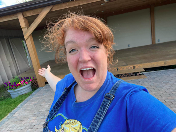GreenKidsInc1's tweet photo. Green Kid Spenser is on site in Grand Pointe for the Ecoculture Drama Camp with @RitchotRec. 
Check out this beautiful outdoor stage for performance. We love learning about the environment and creating theatre in nature.

#ecodrama #outdoorclassroom #summercamp https://t.co/20DK4QMz0R