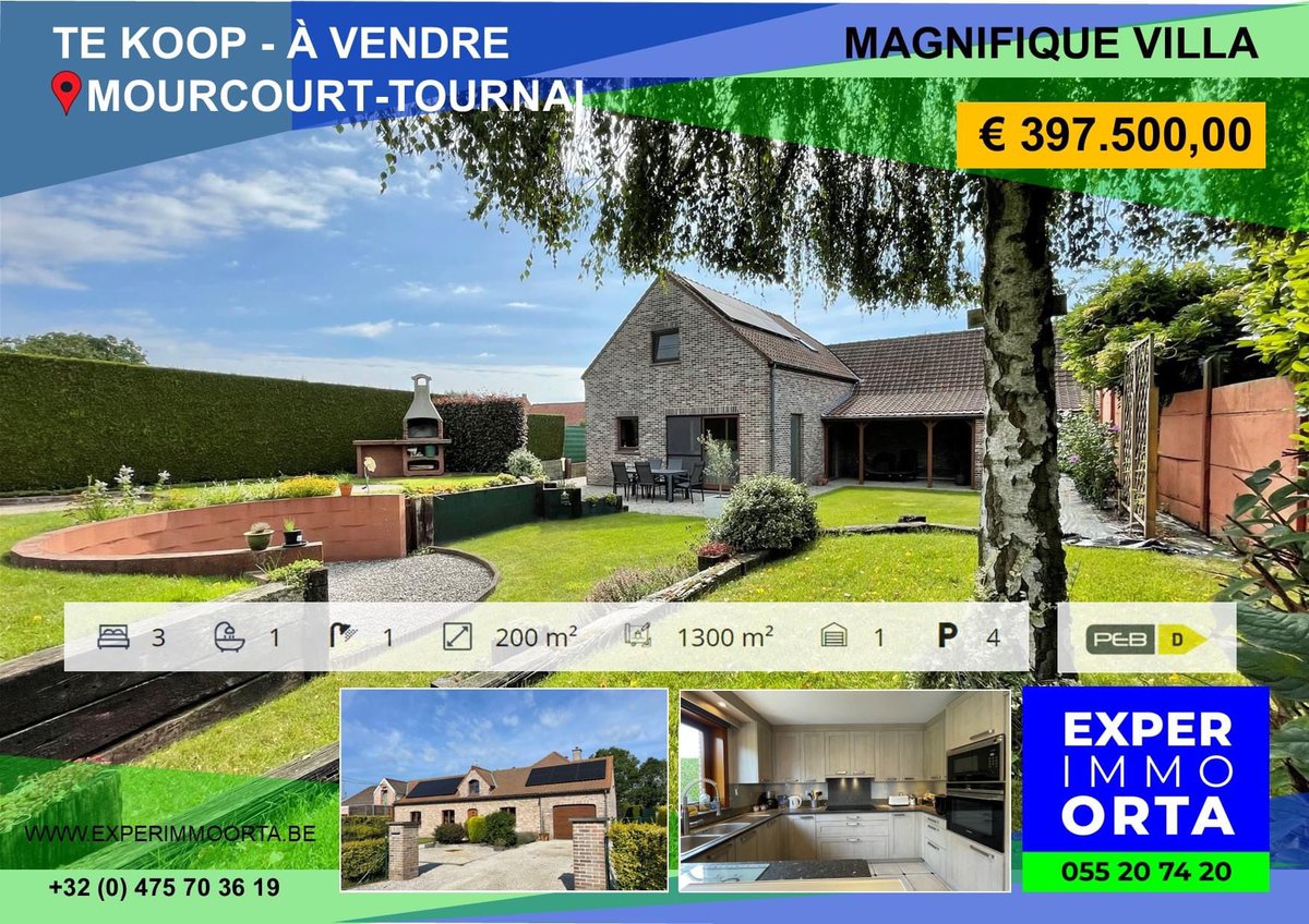 GuidoDutoict's tweet photo. 🔲 À la recherche d'une belle propriété dans la région de #Tournai, plus précisément #Mourcourt, appelez-moi aujourd'hui, j'ai ce qu'il vous faut !
☎ +32 (0) 475 70 36 19.  📢 Expertise de votre bien dans les 24h ❗ 
#immobilier #vastgoed #realestate #villa #experimmoorta #orta https://t.co/DMz14RyI1f