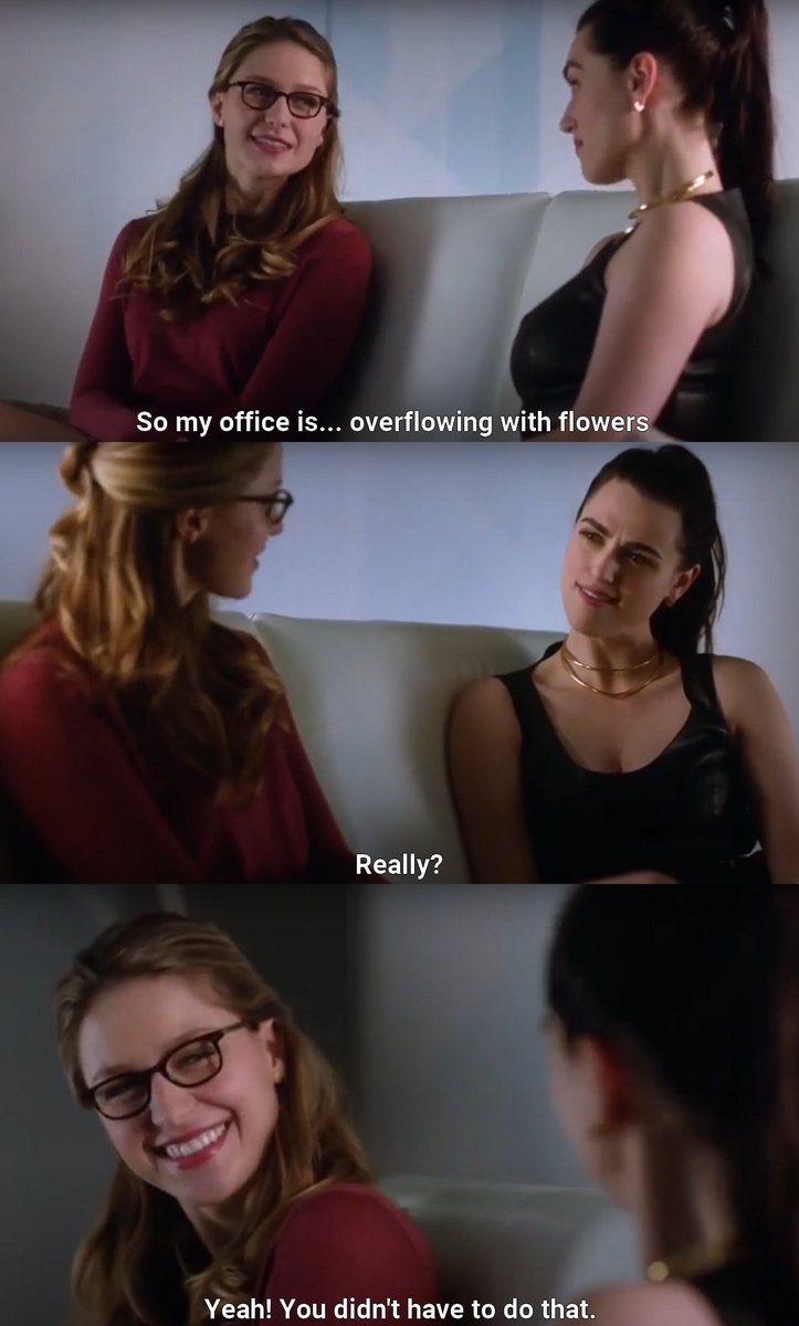 thayrine's tweet photo. Today's episode of Supercorp x Clois parallels: Flowers https://t.co/ktcH7dt3ZW