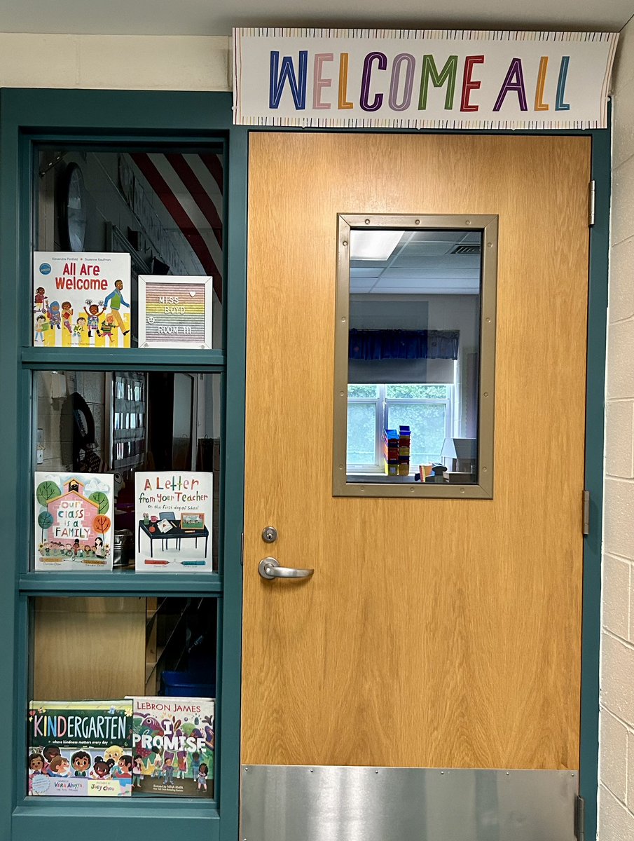 Something as simple as a doorway can make such a positive impact on a student’s first day of school! Thank you to our Long Meadow teachers for building a warm and inviting place to learn! #FirstDayOfSchool