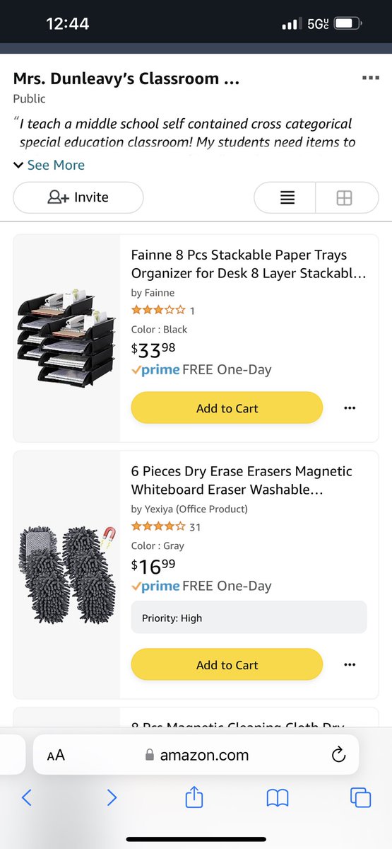 vmaries2's tweet photo. 16 more items to help #clearthelist to help create a sensory friendly, organized and safe environment for my kids! Thank you 🤞 #spedteacher #multipledisabilities @dodd_mitchell @amazon 

https://t.co/fFbXltrpoz https://t.co/Z1BrheKCJL