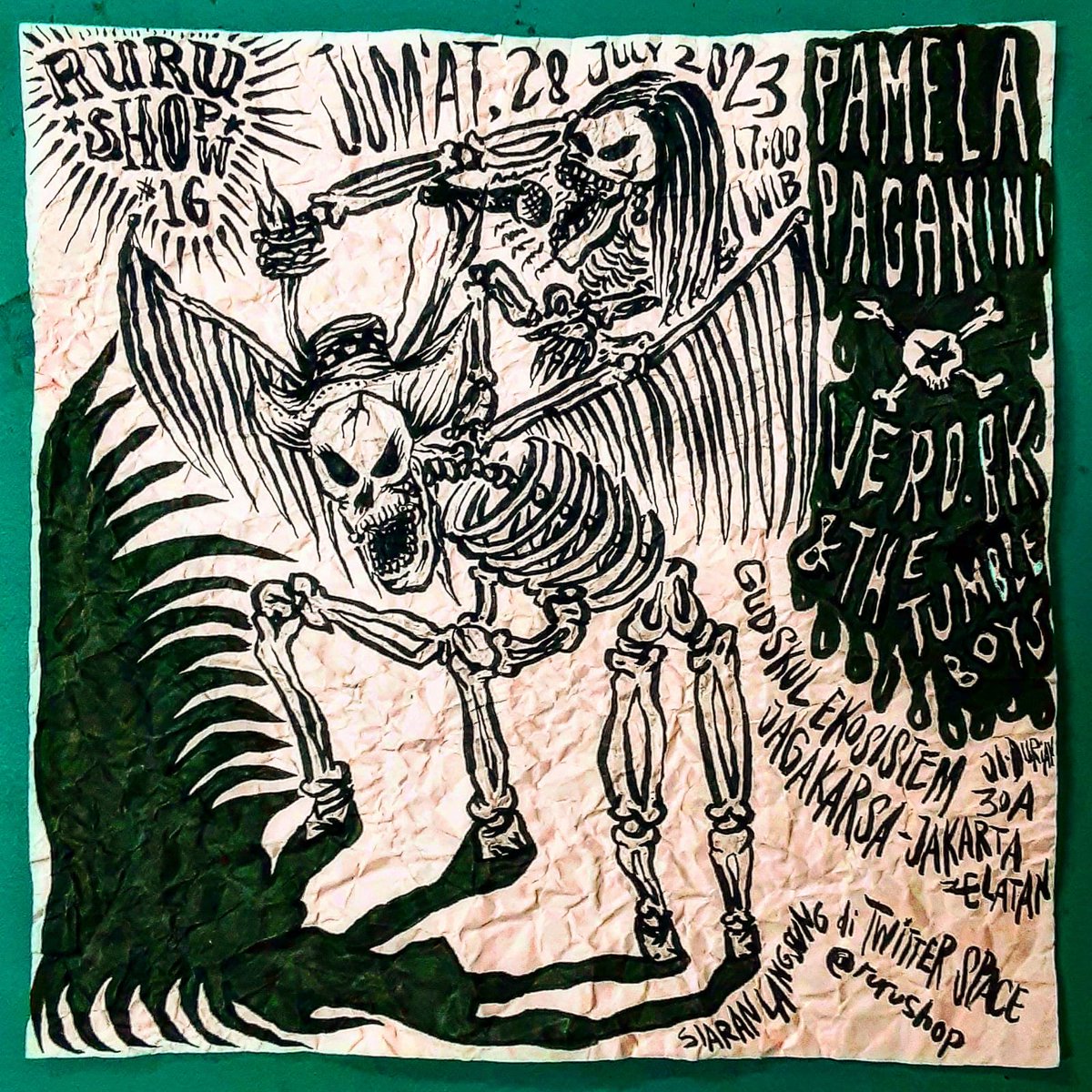 #PamelaPaganini
#KotaMataram - #PulauLombok #YugaAnggana #Bayan, #LombokUtara #KidungAngen #TamiAulia #FolkPop.

#VeroBKandTheTumbleBoys
#Rockabilly #KikiAndTheKlan #Jogjakarta #VeroBk #CountryRockabilly
#Cowboy
#RuruShop
#RuruShopShow
#ShopShowGig