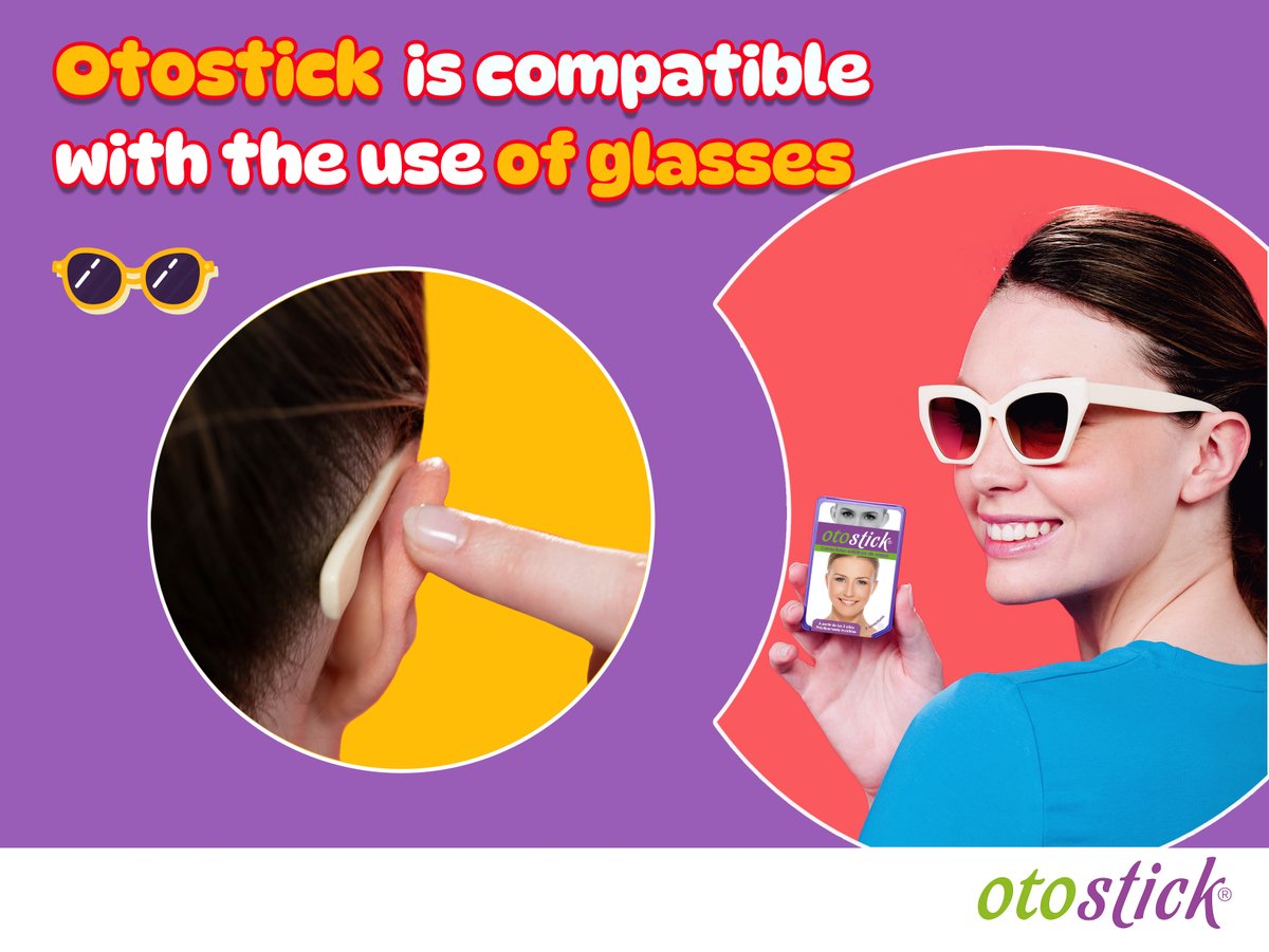 Yes friends, Otostick is compatible with the use of any glasses! 😎

Otostick's
discreet and flexible design ensures your ears are perfectly pinned back even with your glasses on. 🕶️ 😉

otostick.com

#otostick #earcorrectors #protrudingears  #pinnedears #earpinning