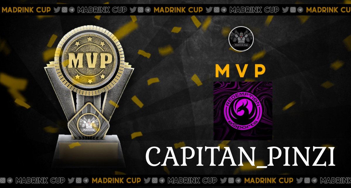 Complimenti Ai Vincitori Di Questa Edizione della Madrink Cup🇮🇹

Console/Ps5🎮
Edizione Del/16/8/2023🗓

🔴WINNER IS/REDEMPTION VPC
🟡MVP/CAPITAN_PINZI
🟢 CAPOCANNONIERE/XXSIRSTEVENXX
🔵BEST GK/YANN-SOMMER82