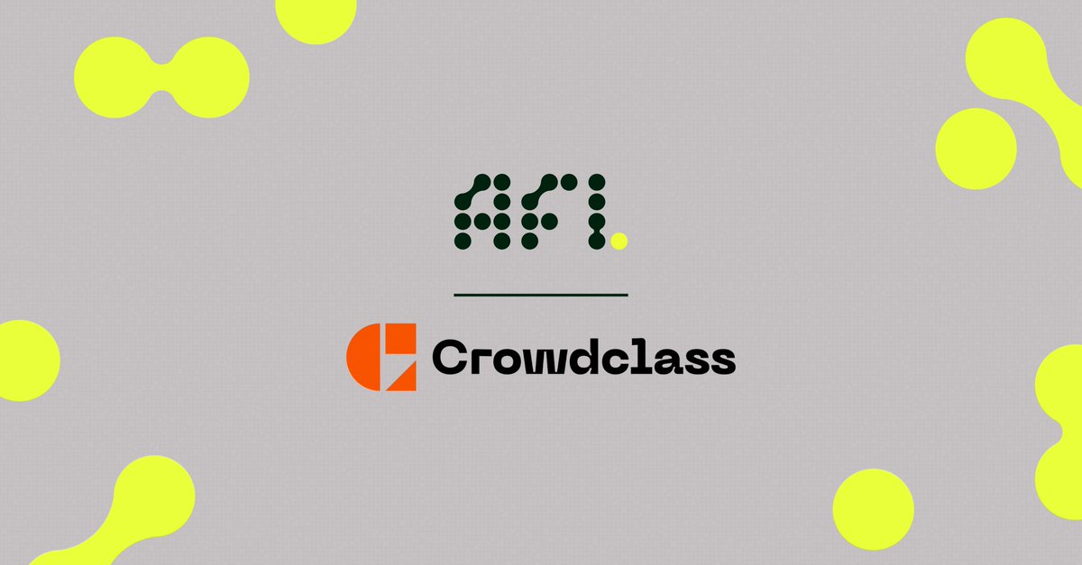 AFI+ Network x <a href="/CrowdclassNFTs/">Crowdclass</a> = Game changer! 🔥 Excited to elevate our events with their Web3 prowess. 

#AFINetwork #CrowdClass #Web3 #Blockchain