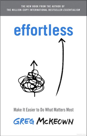 Today at our lab meeting we will have a book club around the book Effortless by Greg McKeown
