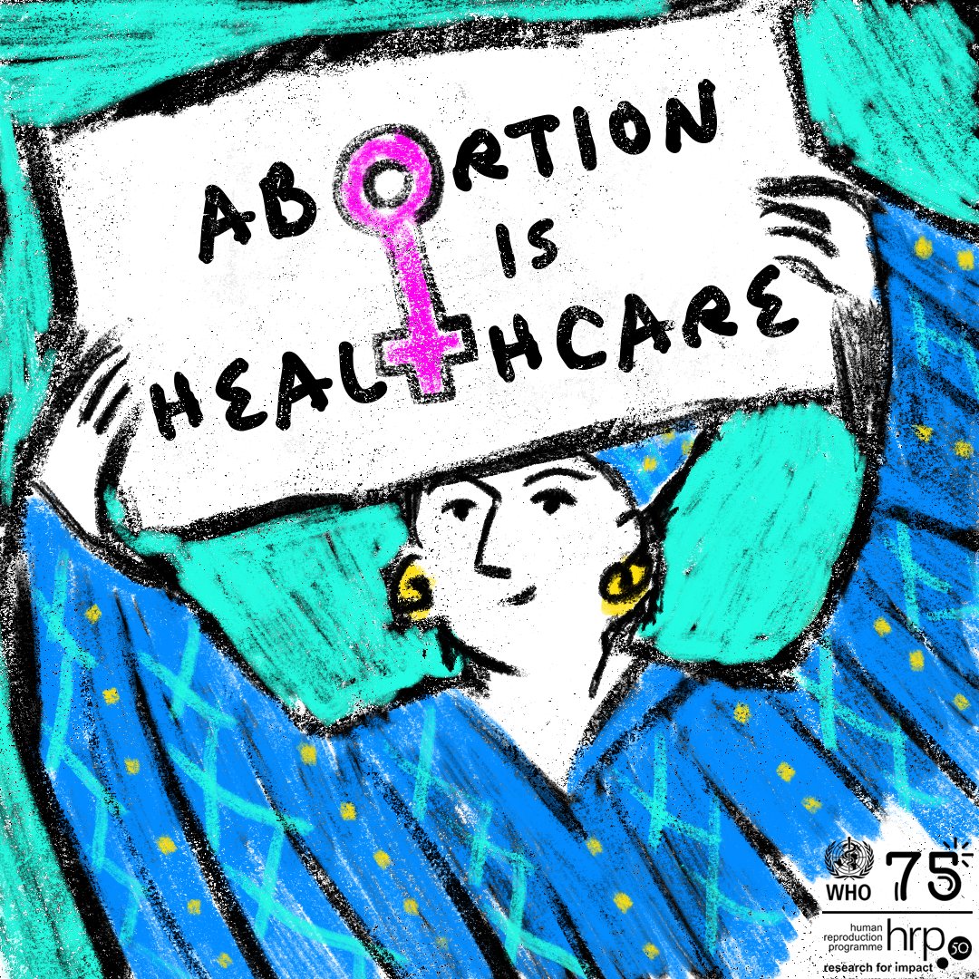 Abortion services are healthcare. Access to #SafeAbortion protects the health of women and girls. 🔗bit.ly/3P7GLEQ