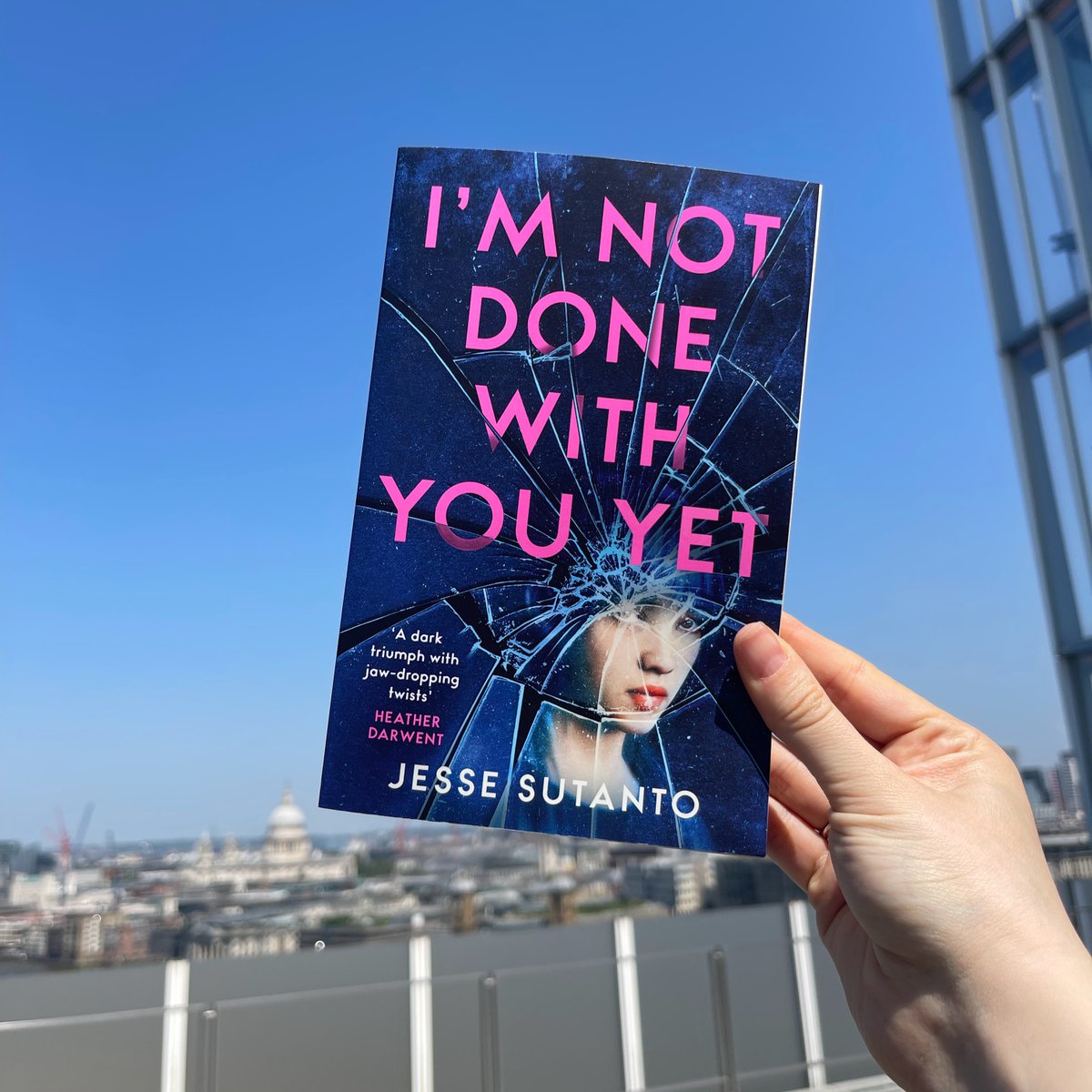 Happy Friday! 

To celebrate yesterday's publication of #ImNotDoneWithYouYet by <a href="/thewritinghippo/">Jesse Q. Sutanto</a> we're giving you a chance to take home a copy of this delightfully twisted thriller! 

Retweet this and follow us to enter 💗

Good luck!

T&amp;Cs apply: bit.ly/3OJ1DAJ