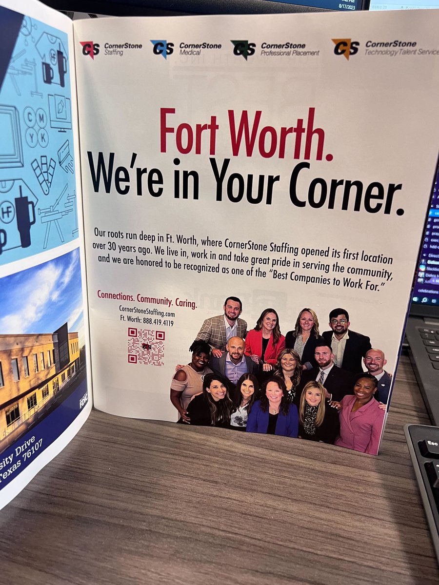 CornerStoneHire's tweet image. We are passionate about our people and are honored to be named one of the Best Companies to Work for in Fort Worth by @FWincmag. Our roots run deep in Fort Worth, where we opened our first location over 30 years ago.
#BestCompaniesToWorkFor #FortWorth #WomanOwned #FaithBased